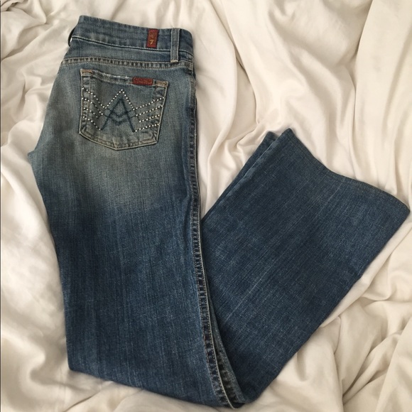 7 for all mankind bootcut jeans - Picture 2 of 4